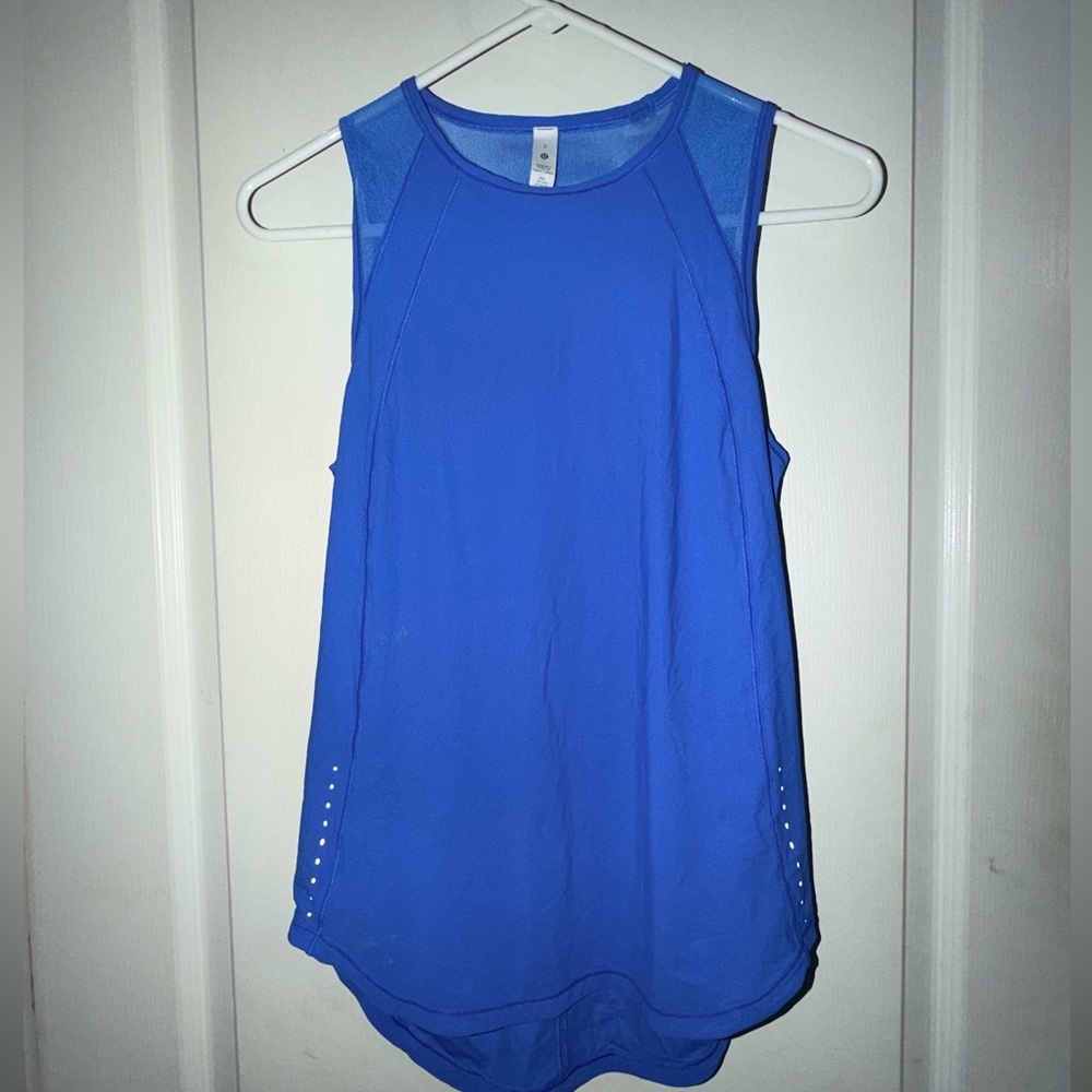 Lululemon Athletica Vibrant Blue Tank Top
